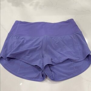 Lululemon Athletica Purple Athletic Shorts Speed Up High-Rise Lined Short 2.5”